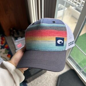 Costa Baja stripe trucker hat